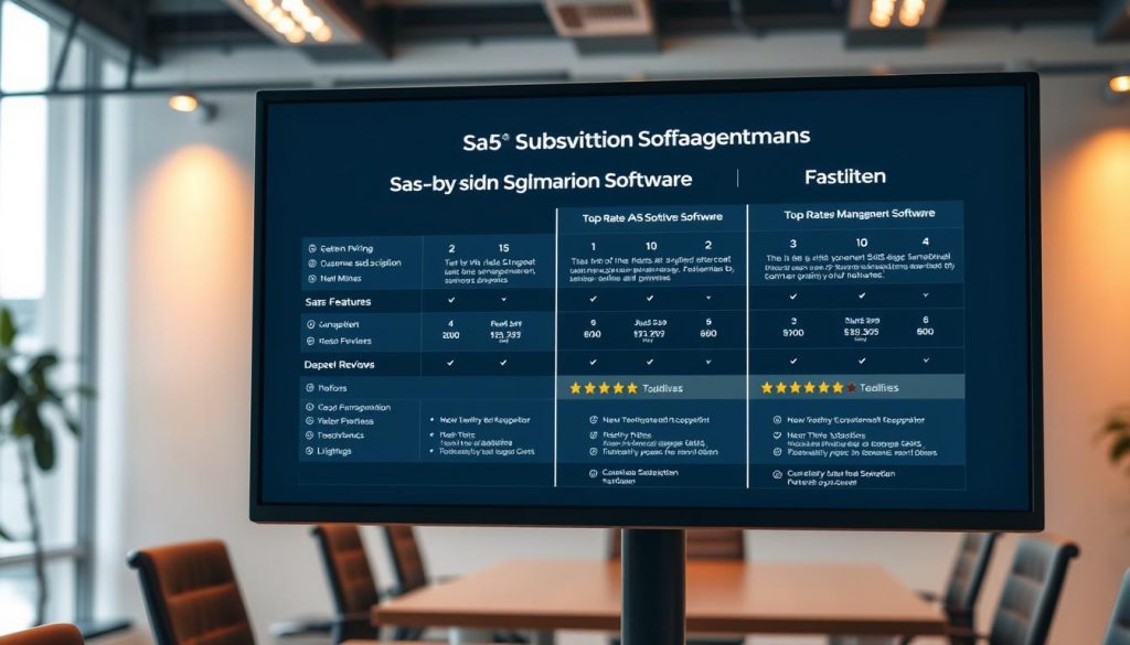 SaaS subscription management software comparison